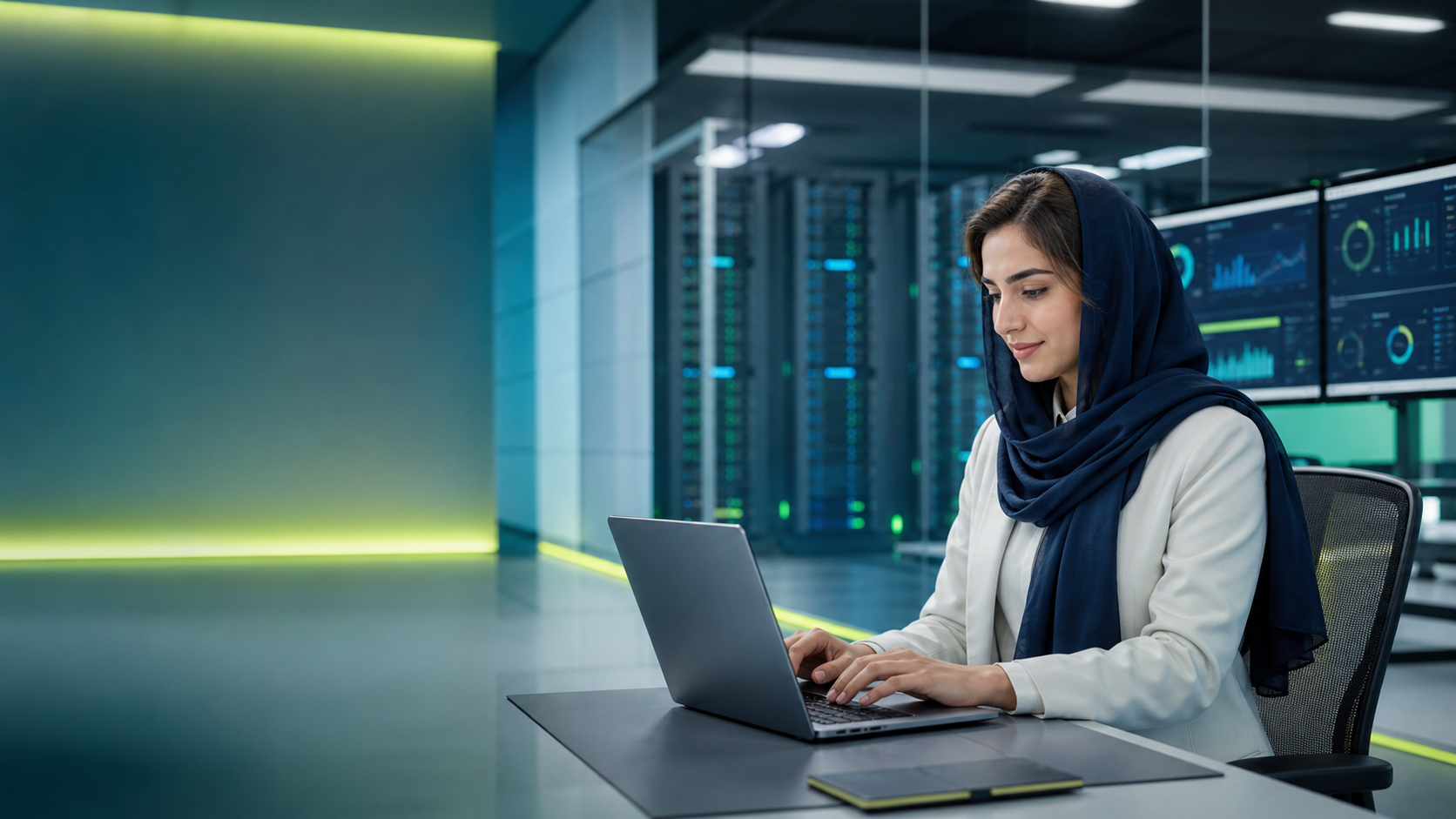 کارشناس خانم پشتیبانی فناوری اطلاعات